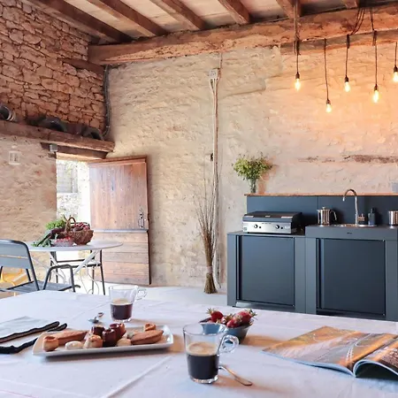 Charmante Maison En Pierre Avec Jardin, Cheminee Et Wifi - Fr-1-616-239 Feriehus Tourtoirac